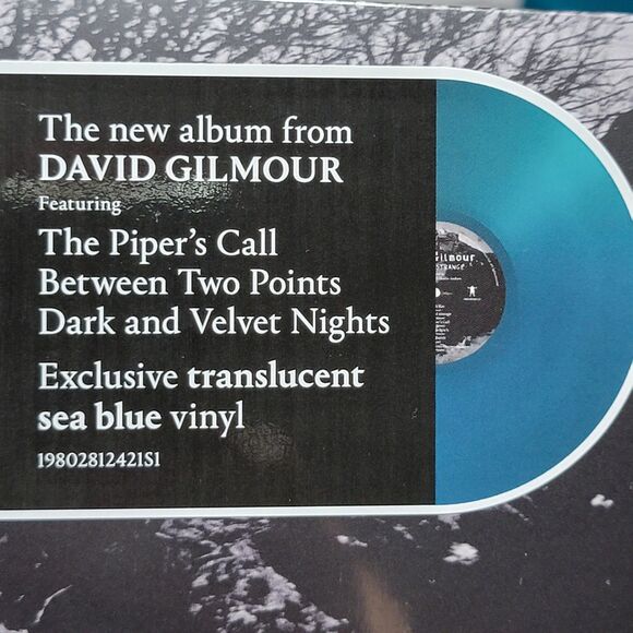 VINYL David Gilmour: Luck And Strange - Translucent Sea Blue LP - NEW / SEALED - Picture 2 of 5